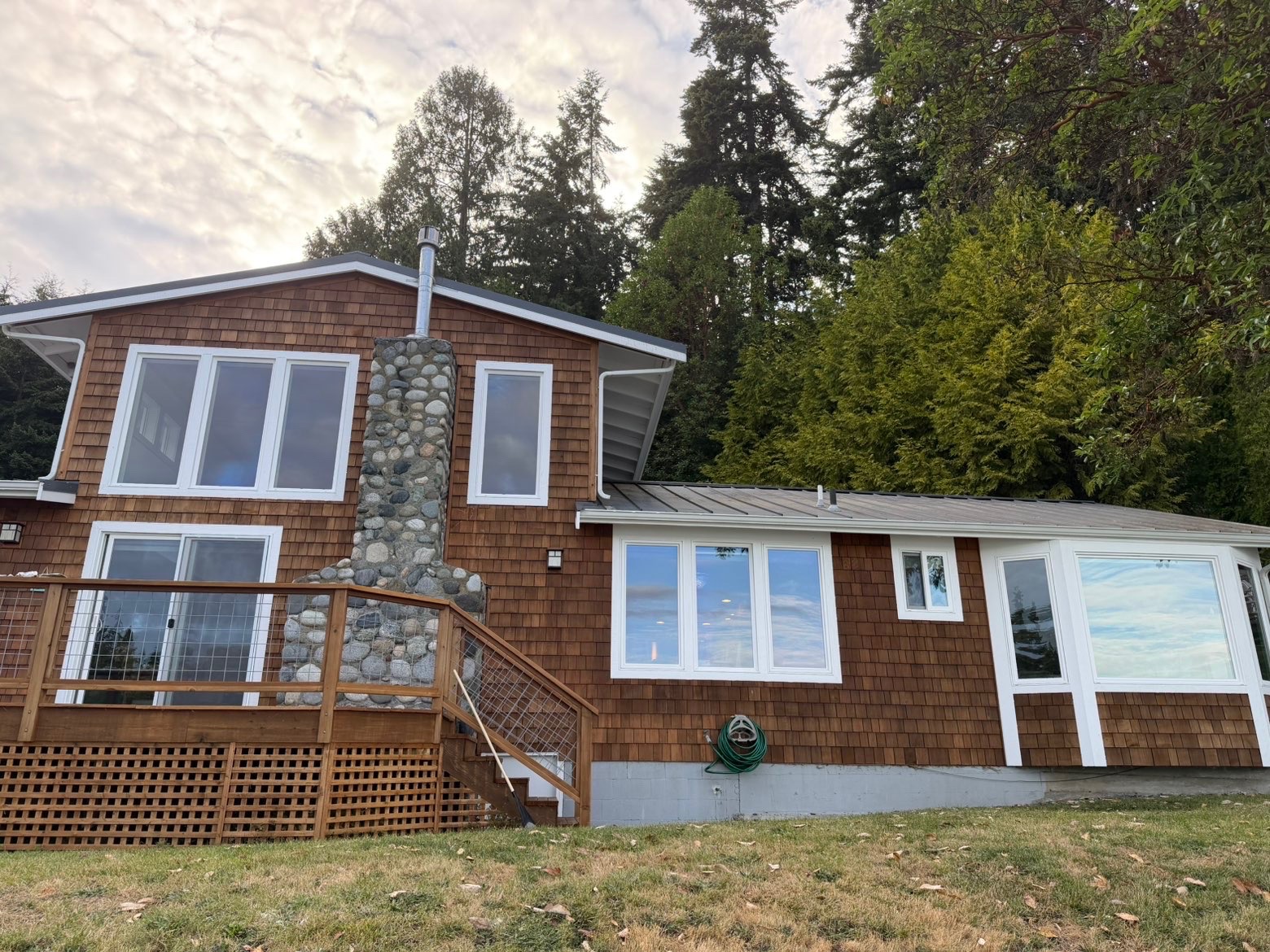 Cedar shingle home